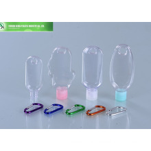 50ml empty PET Keychain Clear Plastic hang Bottle for Liquid